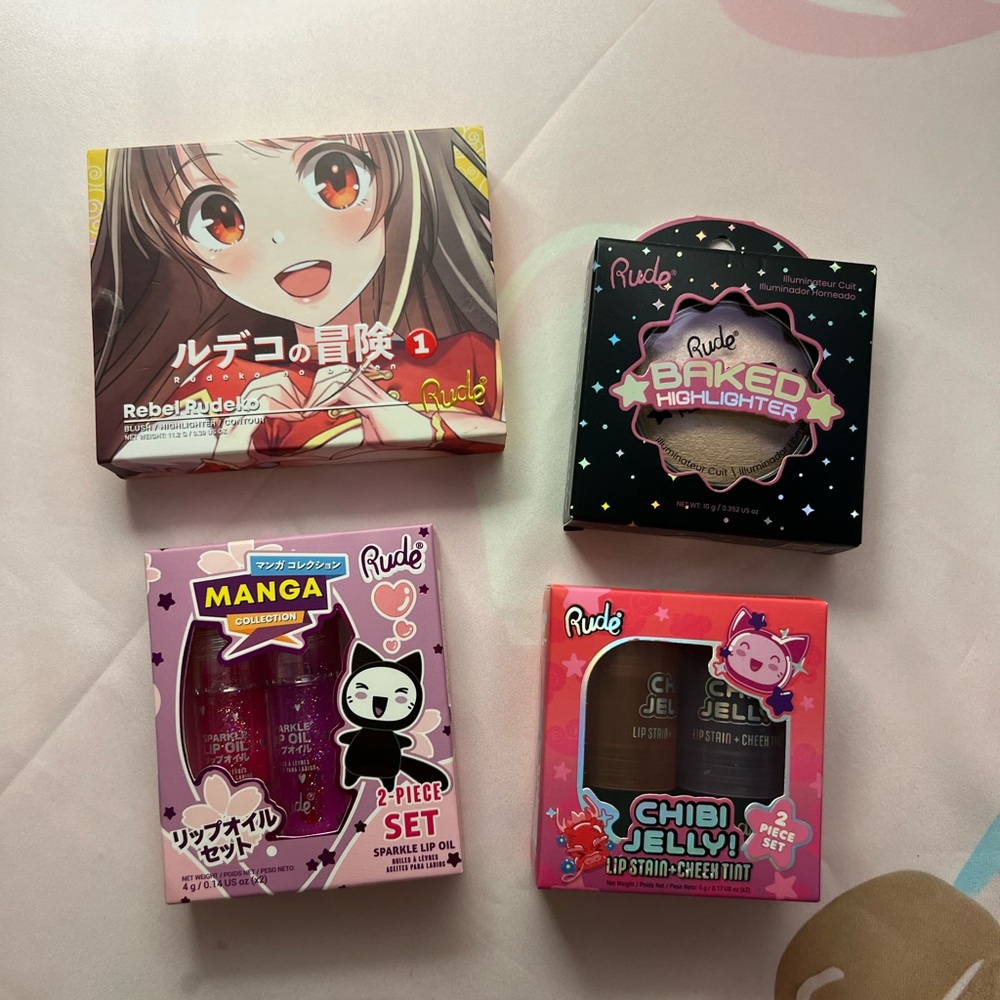 RUDE Cosmetics Anime-Inspired Makeup Collection